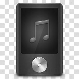 iVista  s, black music player transparent background PNG clipart