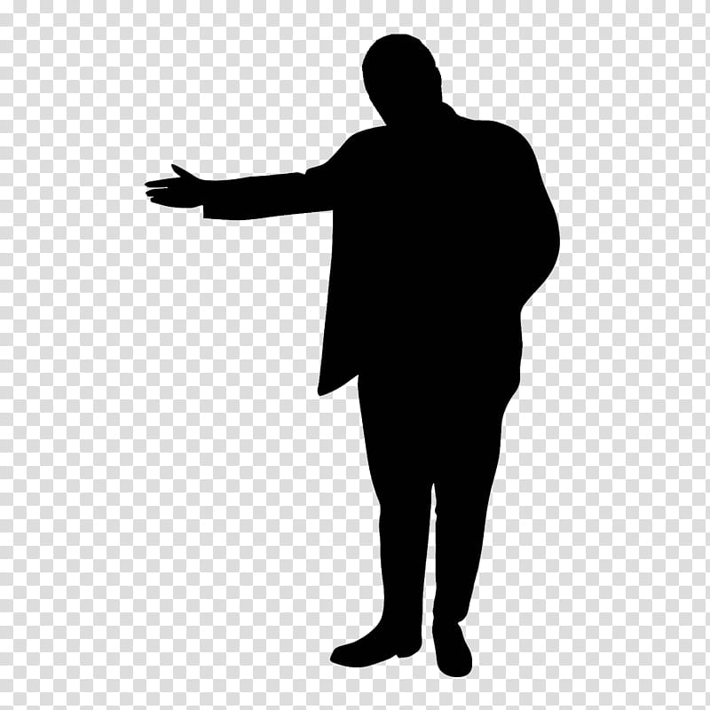 Person, Silhouette, Man, Standing, Male, Gentleman, Gesture, Sleeve transparent background PNG clipart