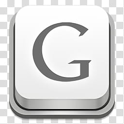 Apple Keyboard Icons, Google, letter G logo transparent background PNG clipart