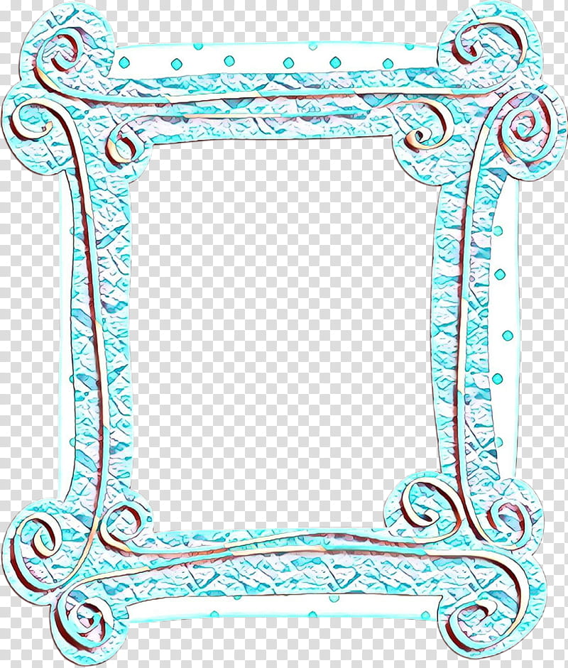 Frame Frame, Cartoon, Frames, Line, Meter, Turquoise, Aqua, Teal transparent background PNG clipart