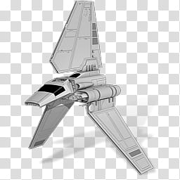 STAR WARS Fighters Space Ships Vehicles Icons , Imperial Shuttle, , gray space craft illustration transparent background PNG clipart