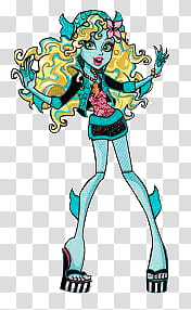 Monster High, yellow haired female transparent background PNG clipart