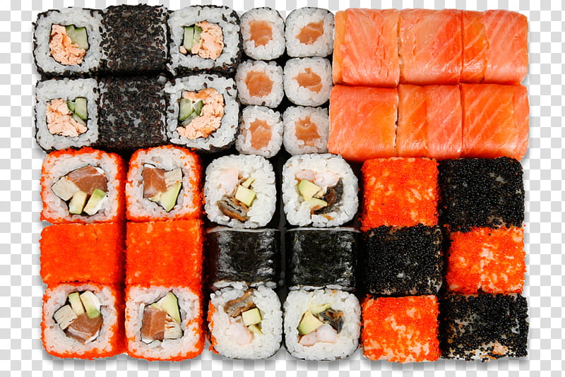 Sushi, California Roll, Makizushi, Gimbap, Dish, Delivery, Restaurant, Fud Klab Ooo transparent background PNG clipart