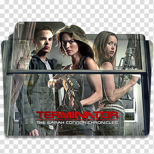 Terminator The Sarah Connor Chronicles Folder Icon, Terminator, The Sarah Connor Chronicles () transparent background PNG clipart