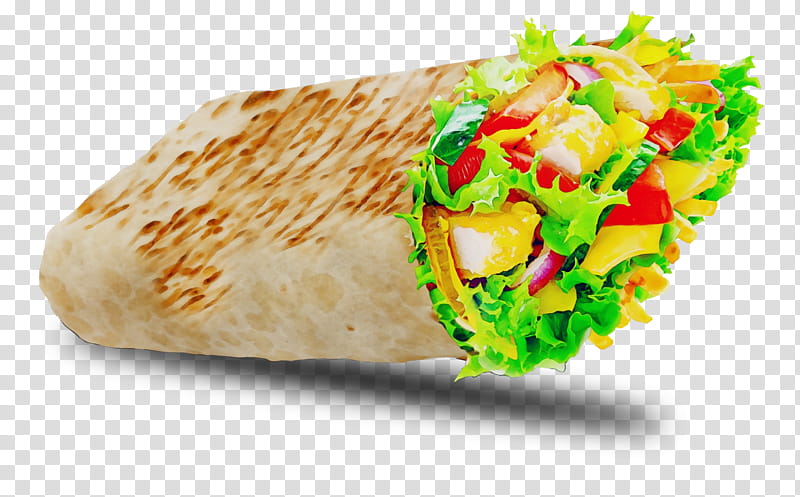 Shawarma, Watercolor, Paint, Wet Ink, Food, Dish, Cuisine, Burrito transparent background PNG clipart