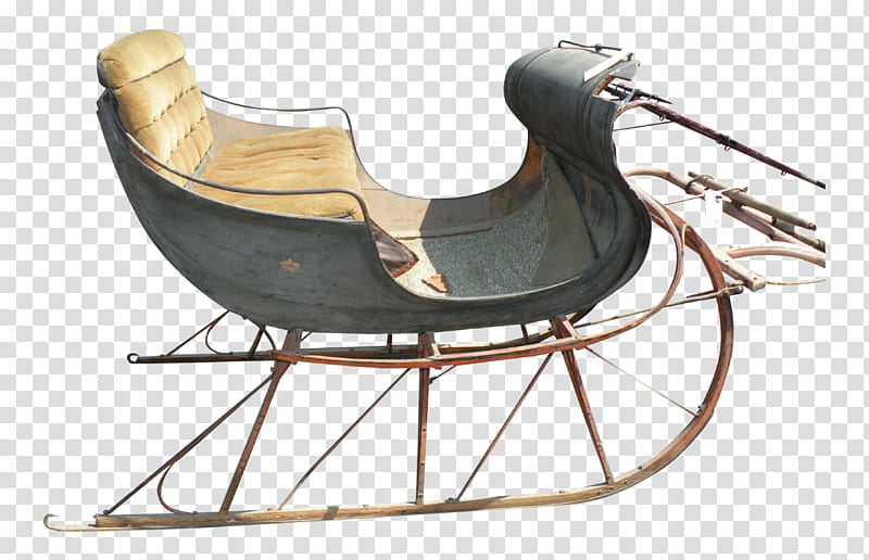 Snow, Horse, Sled, Horsedrawn Vehicle, 19th Century, Chair, Wheel, Antique transparent background PNG clipart