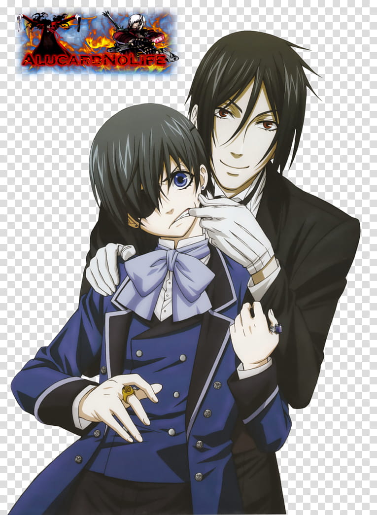 Ciel Phantomhive And Sebastian Michaelis Render Transparent