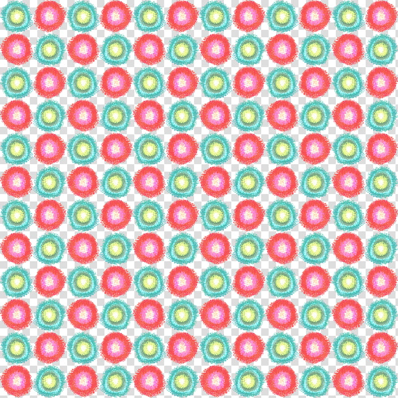 Colorful Circles Overlay, teal and red decors transparent background PNG clipart