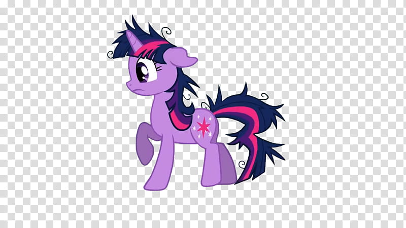 Mad Twilight amazed, pink and purple unicorn illustration transparent background PNG clipart