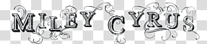 Texto De Miley Cyrus transparent background PNG clipart thumbnail