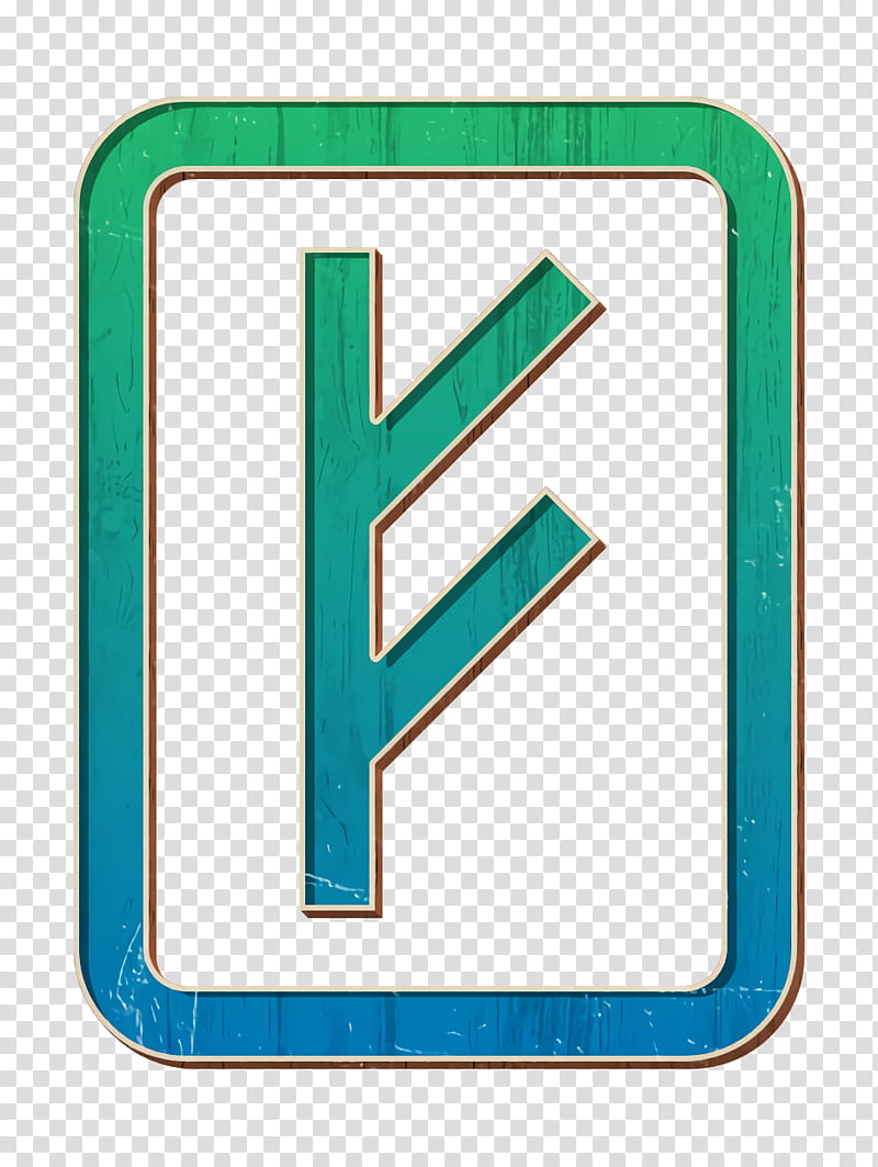 Esoteric icon Magic icon Rune icon, Turquoise, Aqua, Teal, Line, Arrow, Rectangle, Electric Blue transparent background PNG clipart