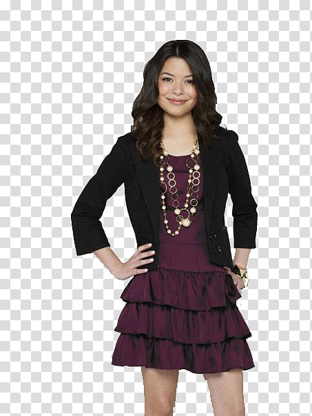 iCarly, woman wearing black blazer transparent background PNG clipart