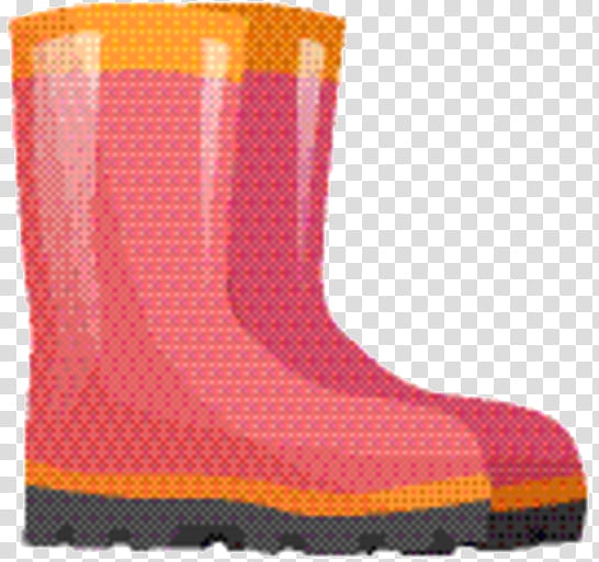 Snow, Snow Boot, Shoe, Footwear, Pink, Orange, Yellow, Rain Boot transparent background PNG clipart