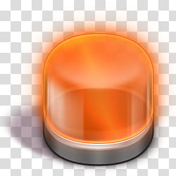 Warning Light, orange beacon light art transparent background PNG clipart