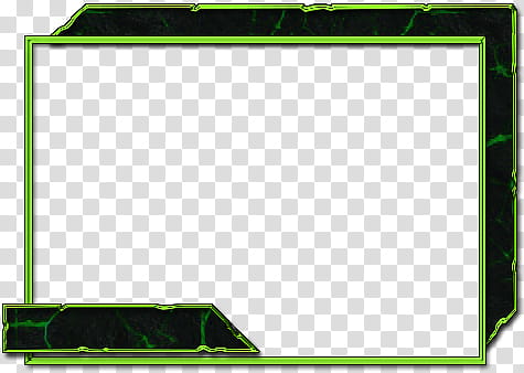 rectangular green frame art transparent background PNG clipart