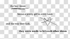 Tiny Text  S x, the boy i know knows a pretty girl in town text illustration transparent background PNG clipart