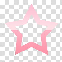 pink star transparent background PNG clipart