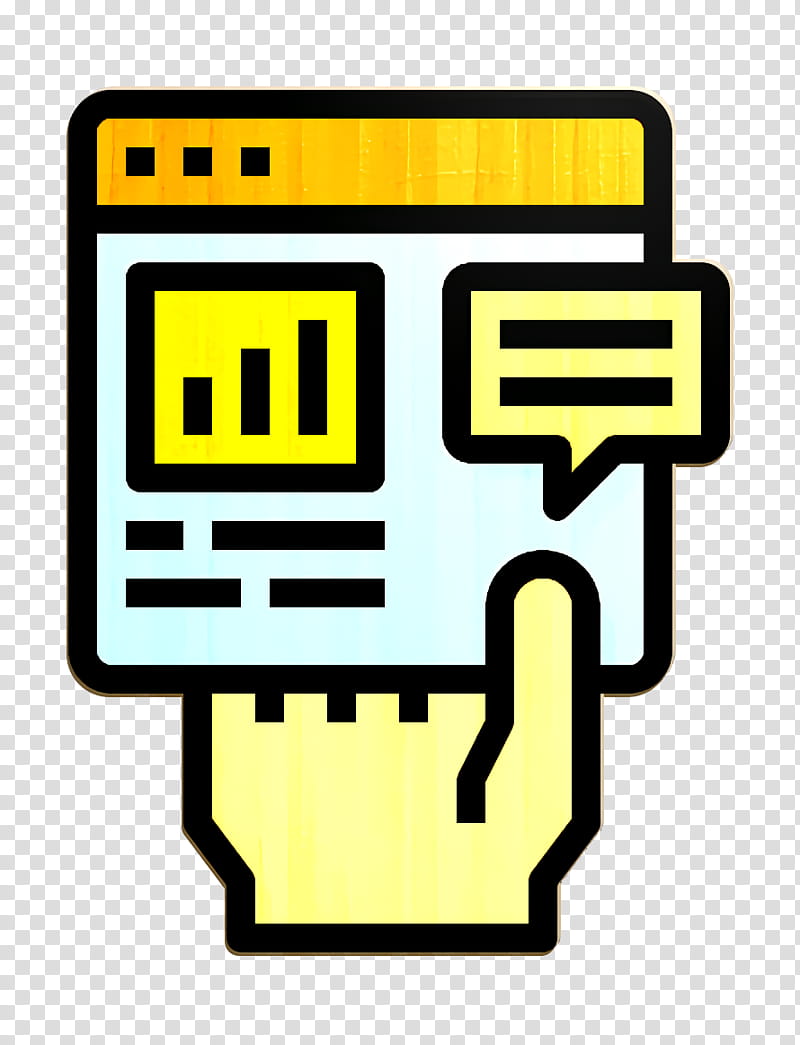 Type of Website icon Report icon, Yellow, Line, Logo, Symbol transparent background PNG clipart