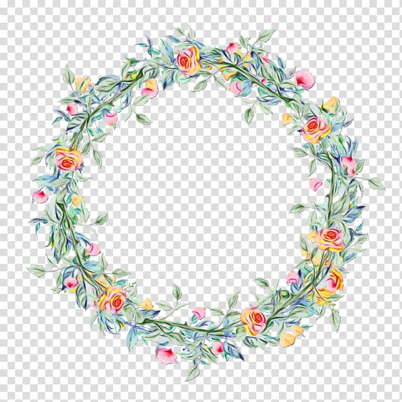 Floral Flower, Wreath, Floral Design, Garland, Rose, Flower Wreath, Ornament, Sticker transparent background PNG clipart