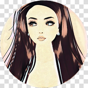 pop art retro vintage, Forehead, Hair Coloring, Black Hair, Brown Hair, Character,  Cartoon, Character Created By transparent background PNG clipart thumbnail