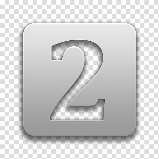 number 2 clipart black and white