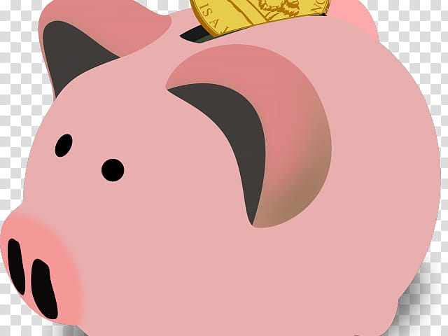 Piggy Bank, Saving, Money, Coin, Savings Bank, Demand Deposit, Pink Piggy Bank, Cartoon transparent background PNG clipart
