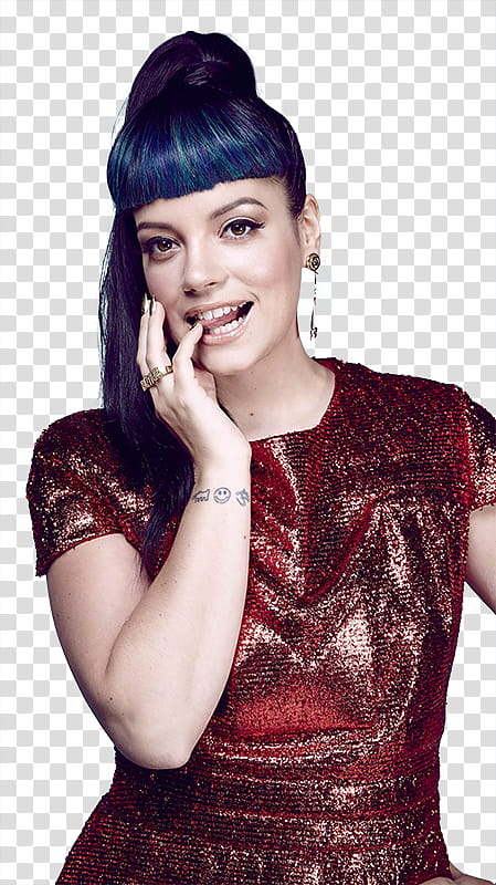 Lily Allen transparent background PNG clipart