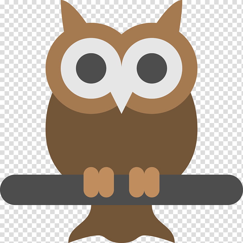 owl cute owl carton owl, Bird, Bird Of Prey, Cartoon, Brown, Eastern Screech Owl transparent background PNG clipart