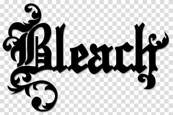 Bleach Logo , Bleach calligraphy font text transparent background PNG clipart