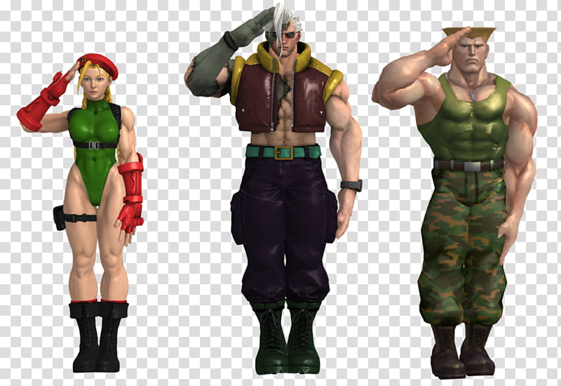 Cammy Street Fighter, Guile, Charlie, Akuma, Adon, Character, SALUTE, Digital Art transparent background PNG clipart