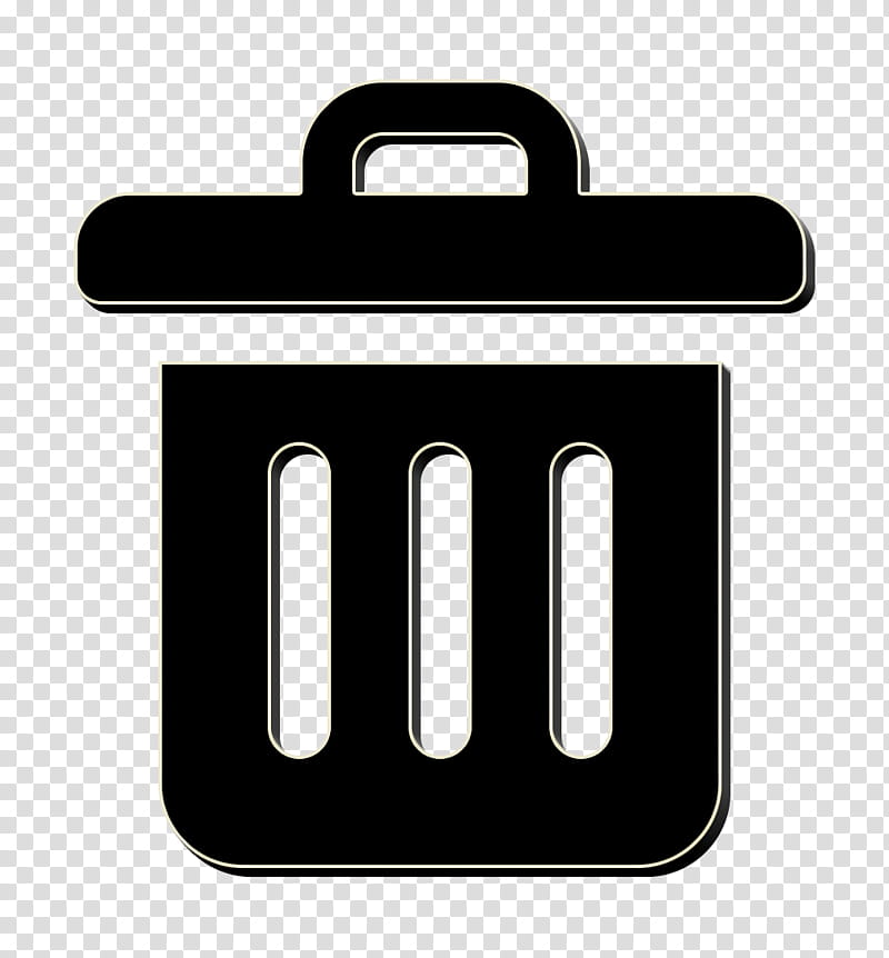 can icon trash icon, Logo, Rectangle transparent background PNG clipart