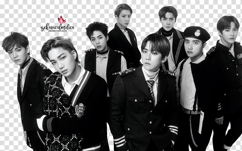 EXO Don t Mess Up My Tempo, men posing for transparent background PNG clipart
