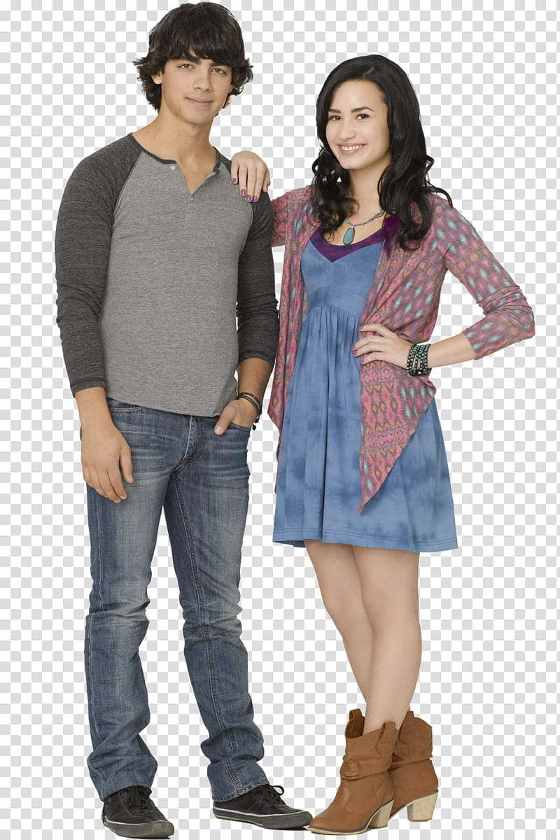 Camp Rock , Nick Jonas and Demi Lovato transparent background PNG clipart