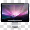 Apple LED  Display Icon, Apple LED , Display x, turned-on space gray iMac transparent background PNG clipart