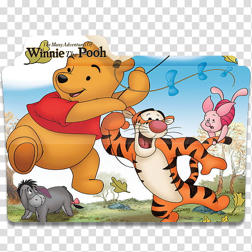 Disney Movies Icon Folder , The Many Adventures of Winnie the Pooh transparent background PNG clipart