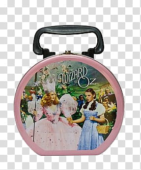 , pink Wizard of Oz lunchbox transparent background PNG clipart