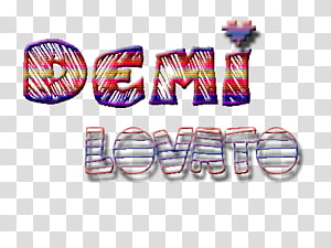 texto de demi lovato transparent background PNG clipart thumbnail