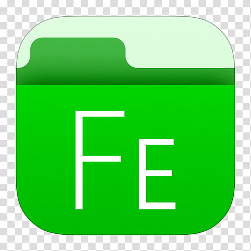 iOS  Set , green Fe logo transparent background PNG clipart