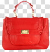 Red Bags, women's red leather handbag transparent background PNG clipart