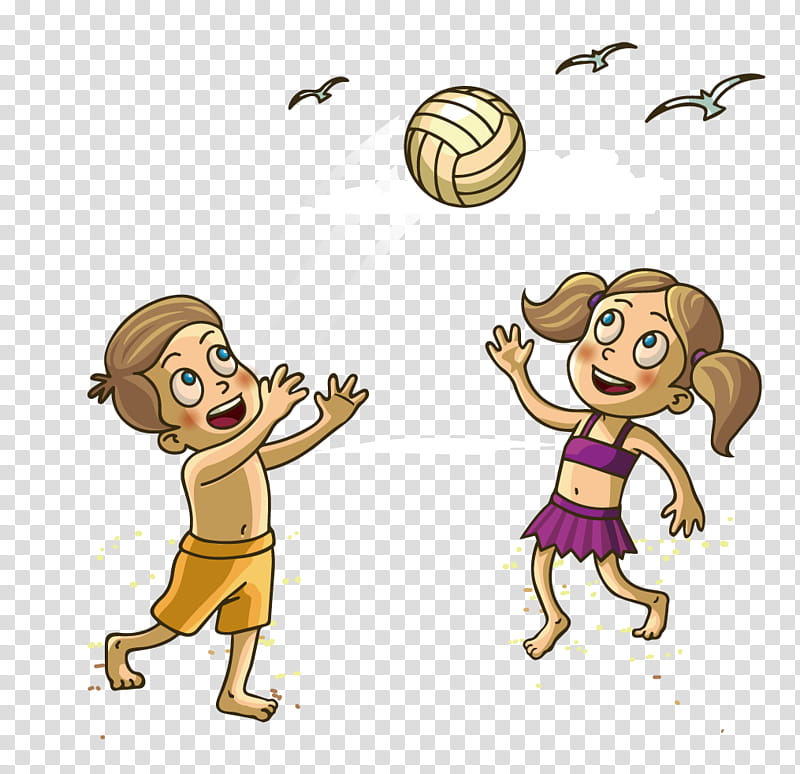 Volleyball, Sports, Child, Boy, Cartoon, Line, Finger, Happiness transparent background PNG clipart