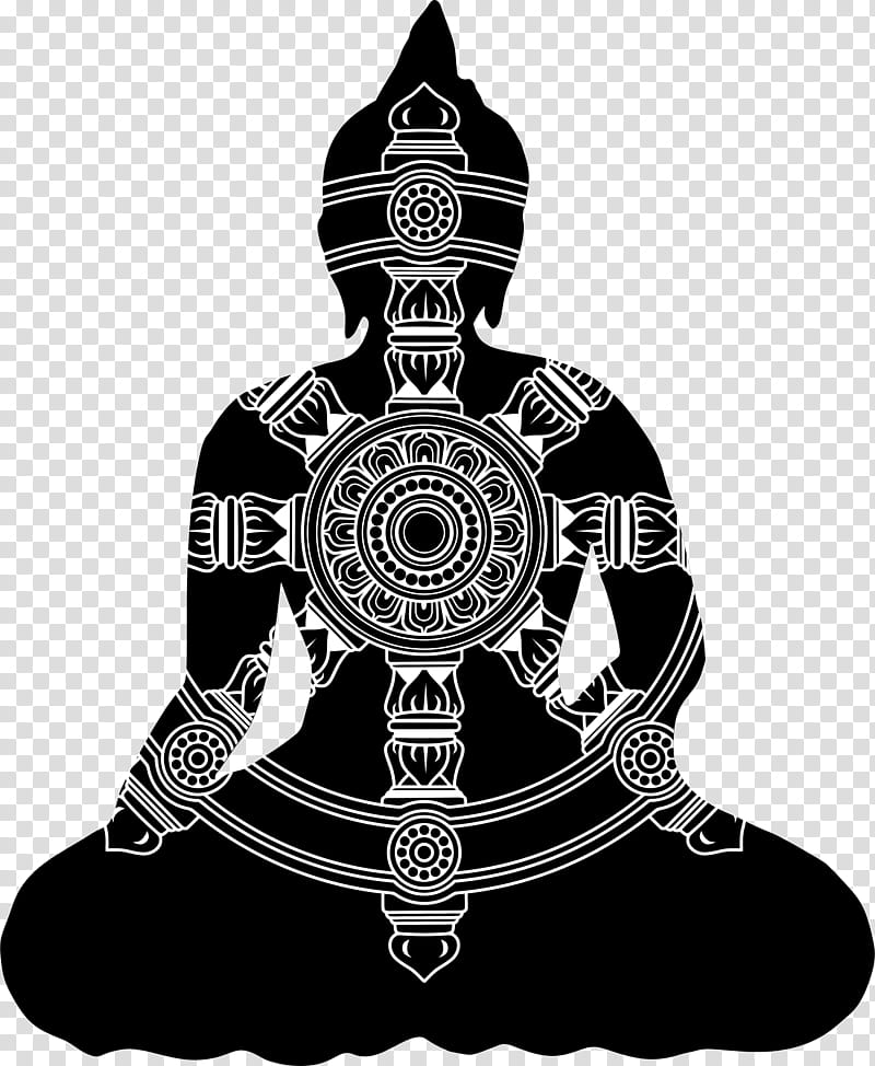 Hinduism Symbol, Buddhism, Dharmachakra, Sitting Buddha, Noble Eightfold Path, Buddhist Temple, Buddhism And Hinduism, Religion transparent background PNG clipart