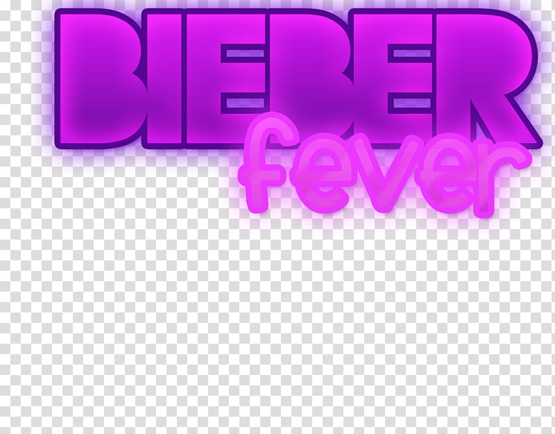 Texto Bieber Fever transparent background PNG clipart