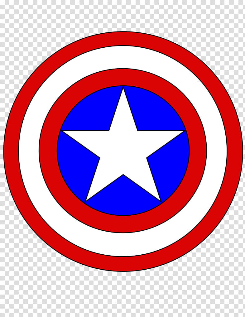 Captain America Round Shield transparent background PNG clipart