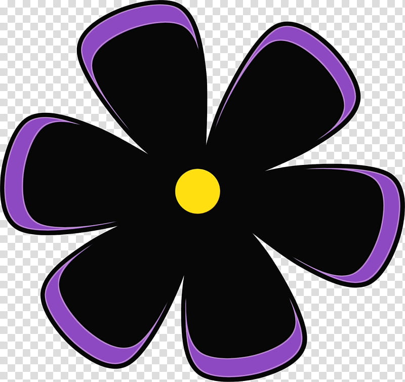 violet purple petal material property, Watercolor, Paint, Wet Ink, Symbol, Plant, Flower, Sticker transparent background PNG clipart