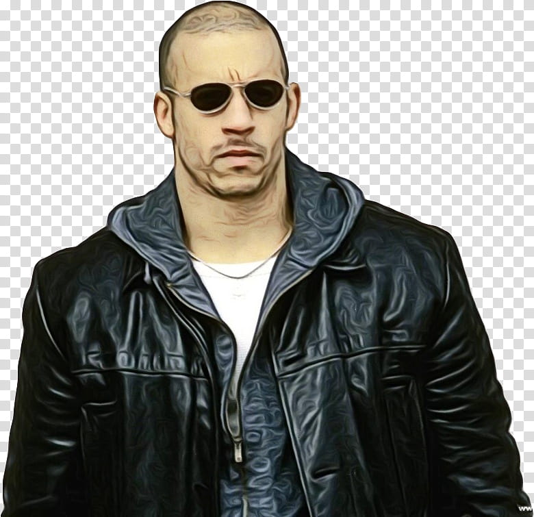Glasses, Vin Diesel, Knockaround Guys, Taylor Reese, Leather Jacket, Sunglasses, Leather Jacket M, Film transparent background PNG clipart