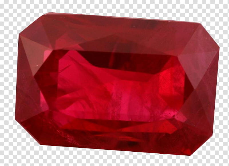 gemstones, octagonal red gemstone transparent background PNG clipart