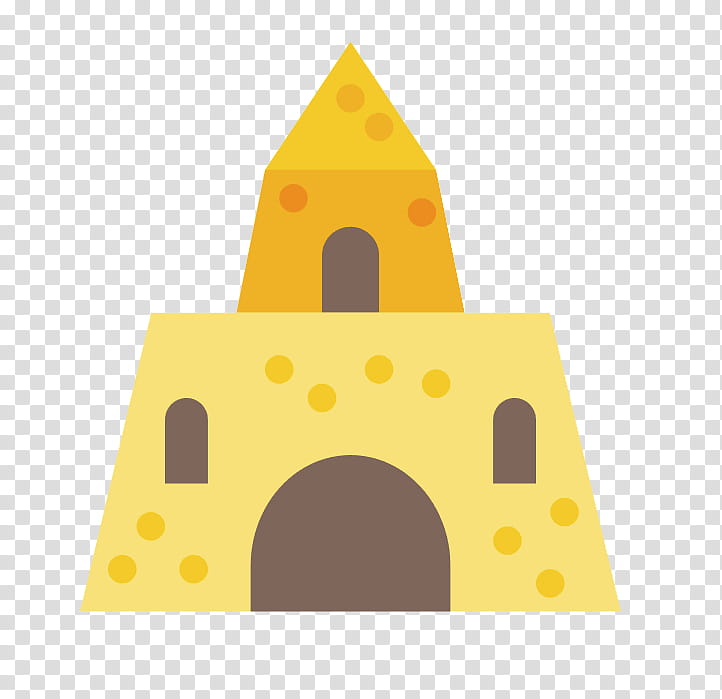 Castle, Sand Art And Play, Computer, Game, Beach, Yellow transparent background PNG clipart