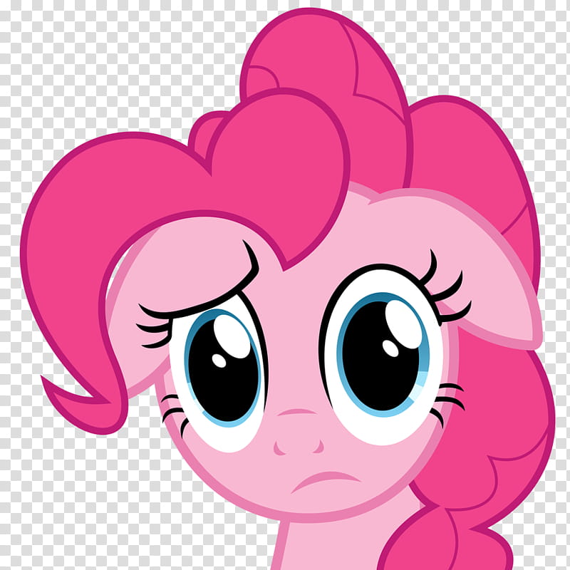 Pinkie Pie finds your actions questionable, pink My Little Pony character transparent background PNG clipart