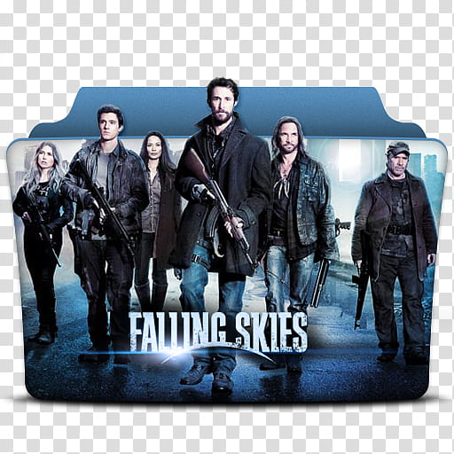Pack  TV Series Folder Icons, Falling Skies x transparent background PNG clipart