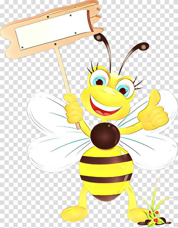 Bee, Cartoon, Honey Bee, Food, Yellow, Honeybee, Membranewinged Insect, Bumblebee transparent background PNG clipart